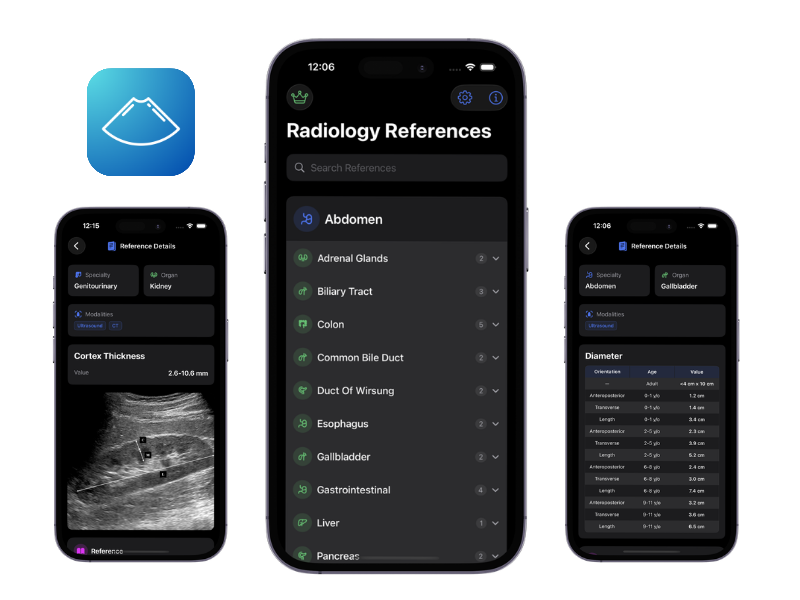 Try Radiology References Mobile App screenshot